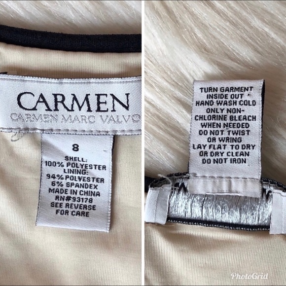 Carmen Marc Valvo Snake Reptile Print Pencil Skirt, size 8 - Picture 8 of 8